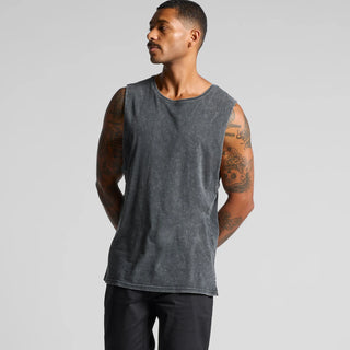 Stone Wash Barnard Tank loose fit detail