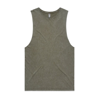 Stone Wash Barnard Tank in Moss Stone