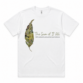 Landcare 'The Sum of It All' Organic Tee – White