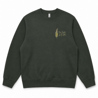 Landcare 'The Sum of It All' Crew Sweatshirt – Forest Green