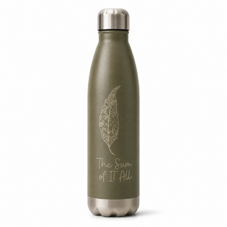 Landcare 'The Sum of It All' Insulated Water Bottle – Olive