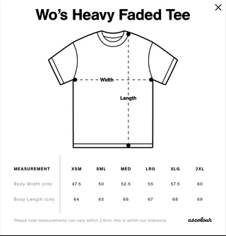 [V&M] Wo’s Heavy Faded Tee