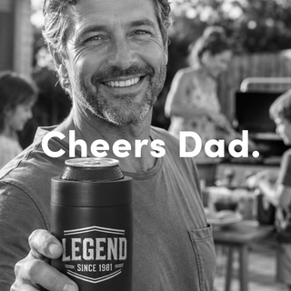 Father's Day **SPECIAL** Engraved Black Stubby holders