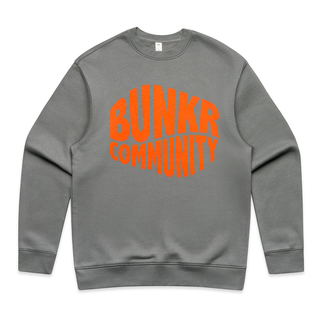 [BUNKR] Men's Flat Print Relax Crew