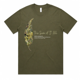 Landcare 'The Sum of It All' Organic Tee – Eucalyptus