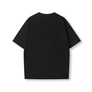 Ramo T203FD Faded Oversize Tee - Black Faded back