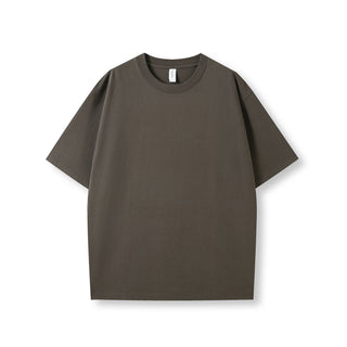 Ramo T203FD Faded Oversize Tee - Cappuccino Faded front
