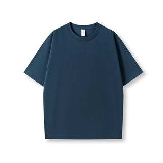 Ramo T203FD Faded Oversize Tee - French Navy Faded front