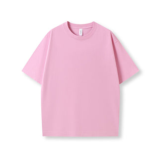 Ramo T203FD Faded Oversize Tee - Pink Mist Faded front