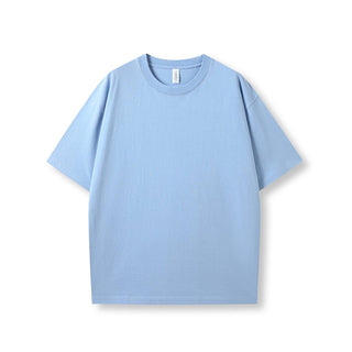 Ramo T203FD Faded Oversize Tee - Sky Blue Faded front