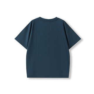 Ramo T304FDK Kids Faded Oversize Tee - French Navy Faded back
