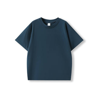 Ramo T304FDK Kids Faded Oversize Tee - French Navy Faded front