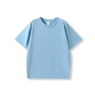 Ramo T304FDK Kids Faded Oversize Tee - Sky Blue Faded front
