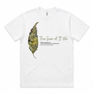 Landcare 'The Sum of It All' Organic Tee – White